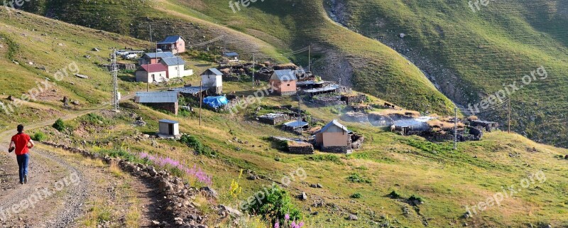 Kaçkars Nature Landscape Mountains Blue