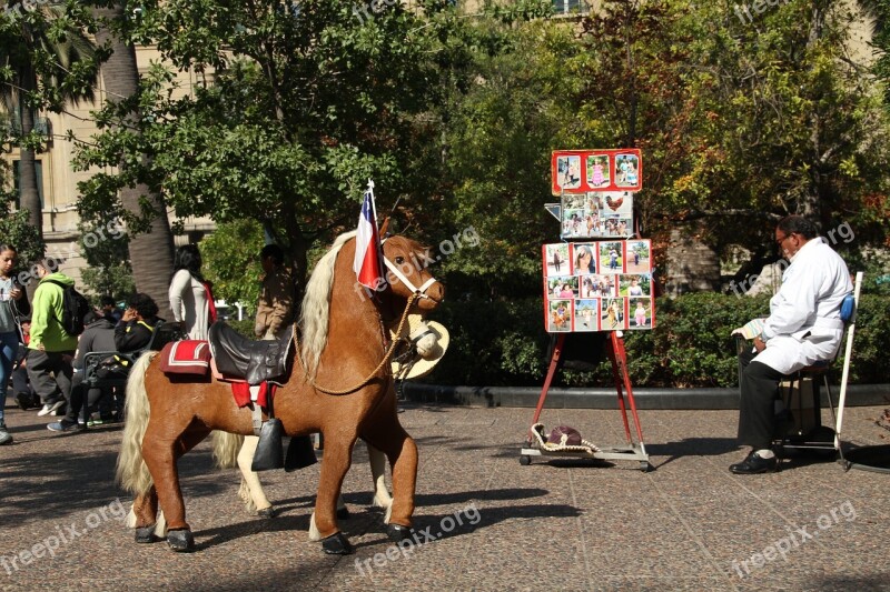 Photographer Chilean Square Santiago Chile