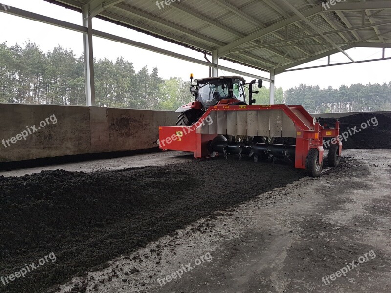 Machine Compost Composting Sewage Sludge Free Photos