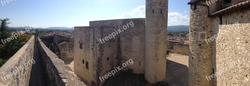 Perpignan Castle Village Free Photos