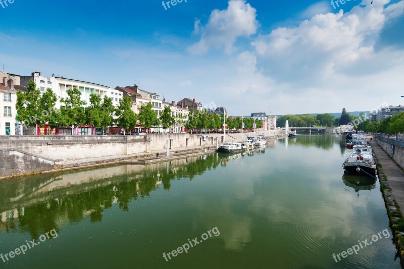 Channel Verdun Ardennes France Ship