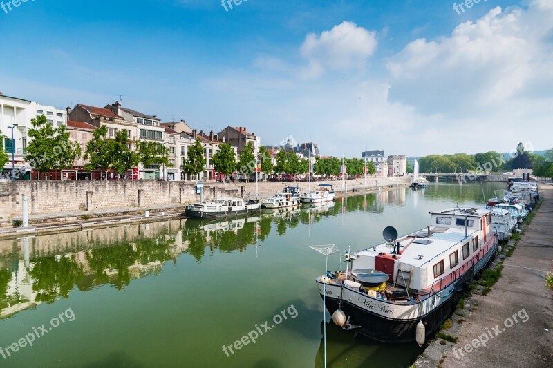 Channel Verdun Ardennes France Ship