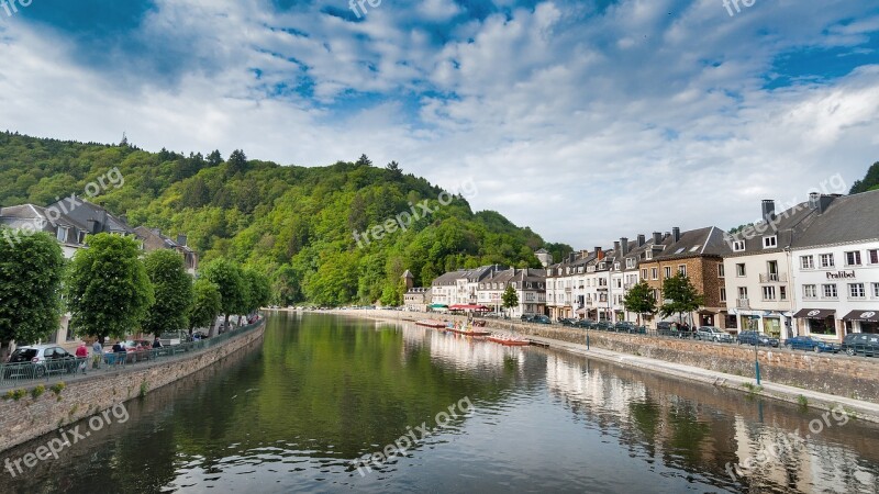 Bouillon Ardennes Belgium River City