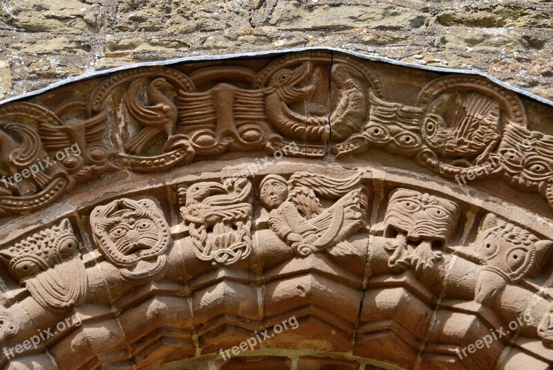 Kilpeck Church Doorway Carvings Medieval