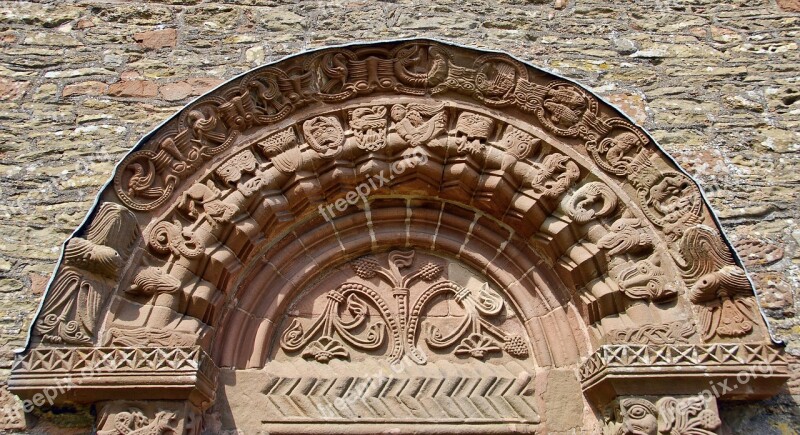 Kilpeck Church Doorway Carvings Medieval