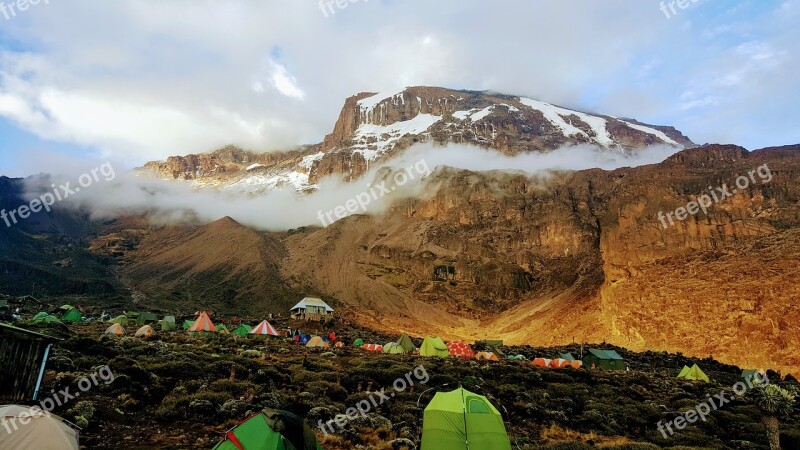 Kilimanjaro Barranco Wall Roof Africa Machame Barranco