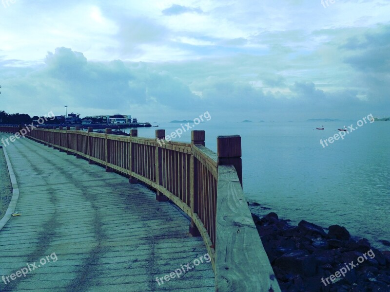 Beach Gallery Cloudy Day Free Photos