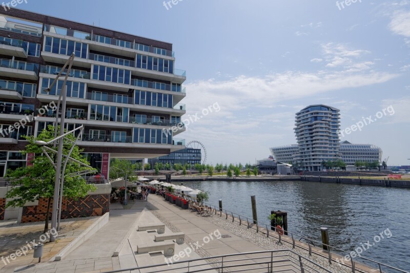 Hamburg Harbour City Architecture City Elbe