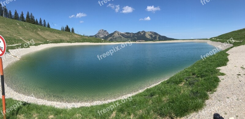 Bavaria Bergsee Sudelfeld Alpine Free Photos