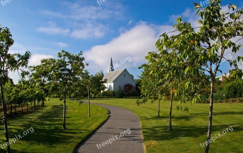 Fletchers Church Lake Taupo New Zealand North Island Path