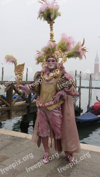 Venice Carnival Mask Costume Italy