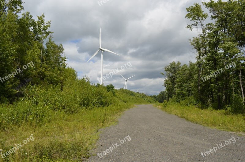 Windmills Wind Power Sustainable Renewable Clean