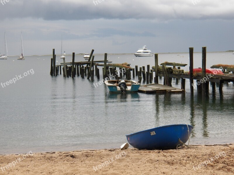 Cape Cape Cod Coast Ocean Boat