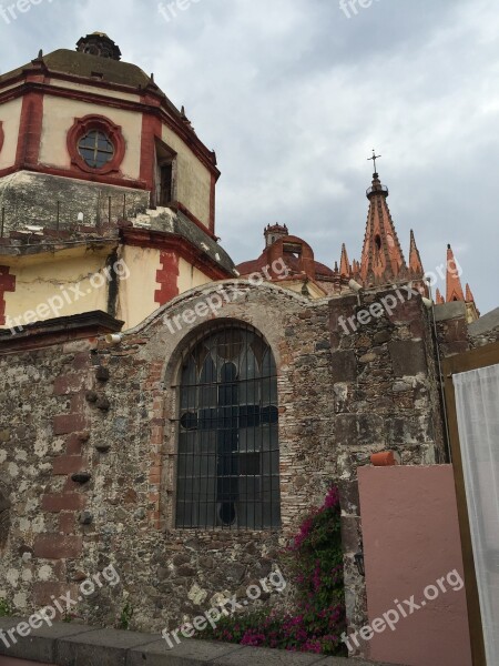 San Miguel De Allende Church Cathedral Mexico Architecture