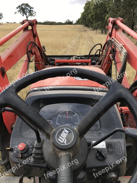 Tractor Steering Wheel Farming Rural Dashboard