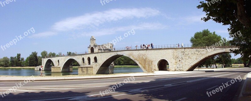 Pont D'avignon Bridge Avignon France Pont