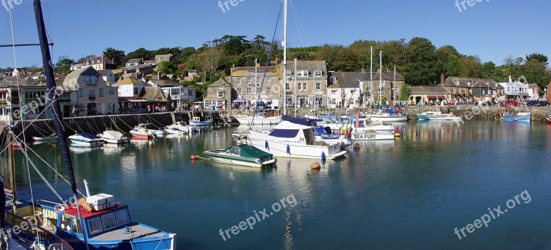 Padstow Harbour Harbor Cornwall England