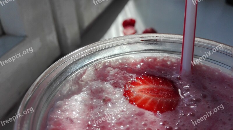 Cocktail Smoothie Strawberry Free Photos