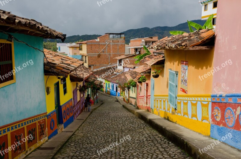 Colombia Guatape Tourism Places Of Interest Sunny