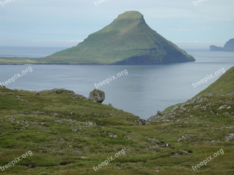 Faroe Islands Mountains Summer Free Photos