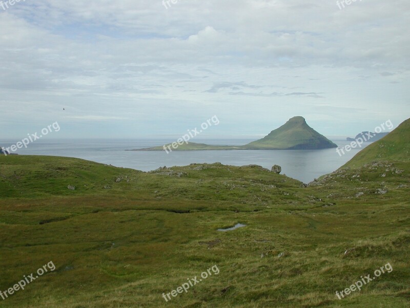 Faroe Islands Rocks Summer Free Photos