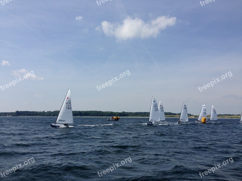 Sail Dinghy Ok-dinghy Regatta Kiel Week