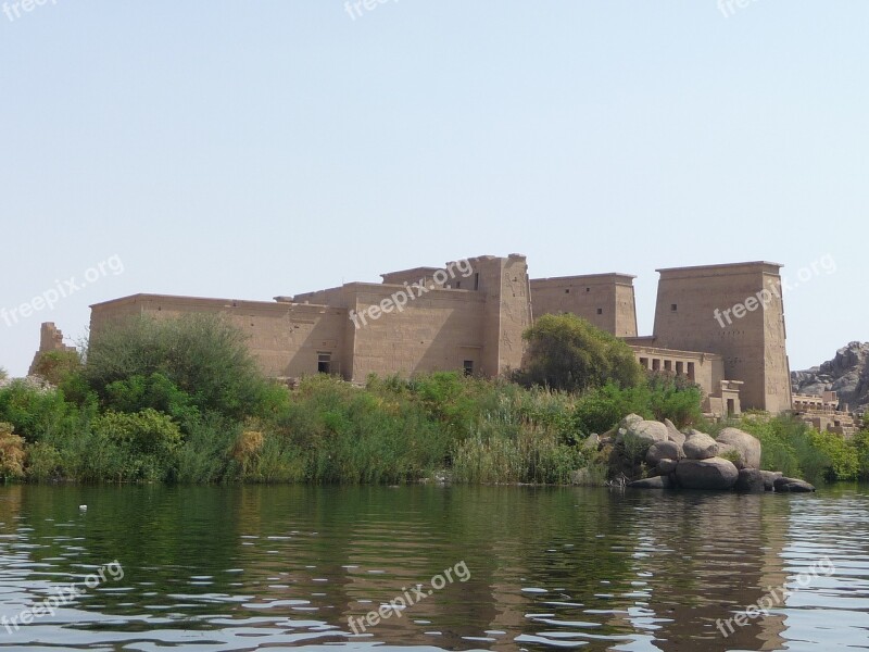 Egypt Temple Of Philae Temple Of Isis Free Photos