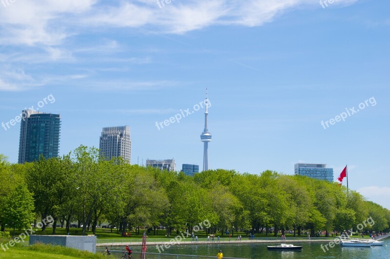 Toronto Ontario Canada Cn Tower City