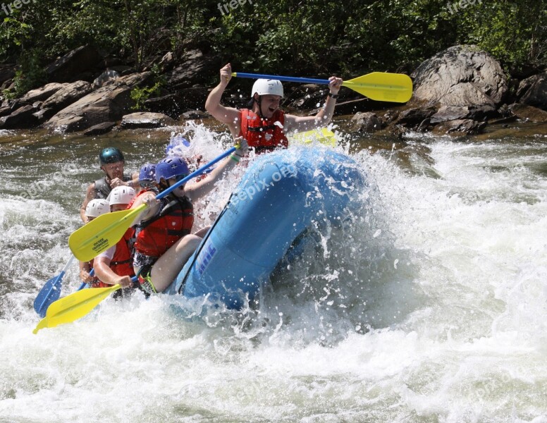 Rafting Whitewater River Sport Adventure