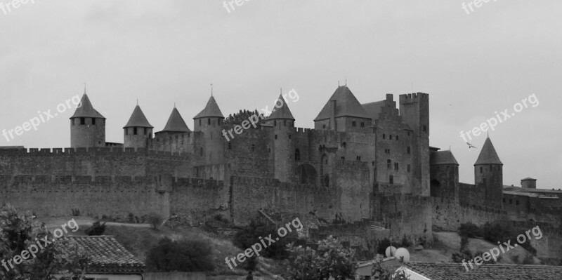 Carcassonne France Medieval City Big Picture Free Photos