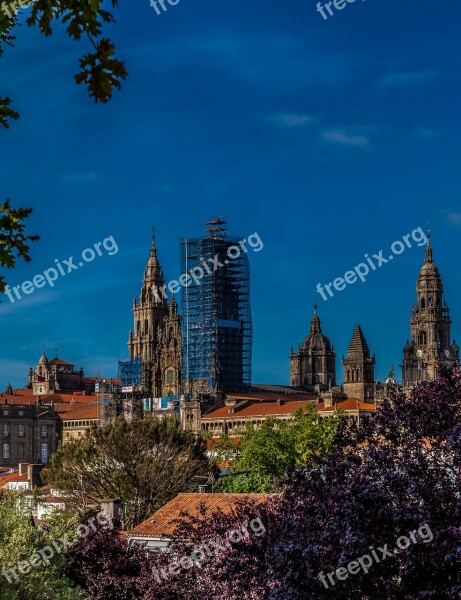 Alameda Cathedral Camino Santiago De