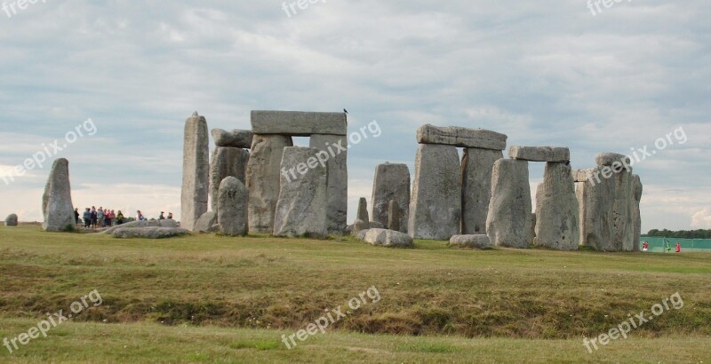 Stones Megaliths Stonehenge England Megalithic Site