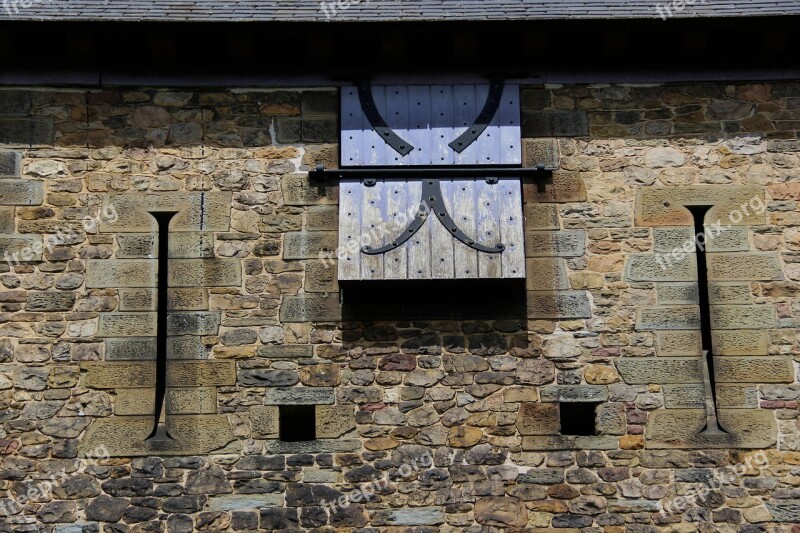 Castle Shutter Window Ancient Castle Architecture