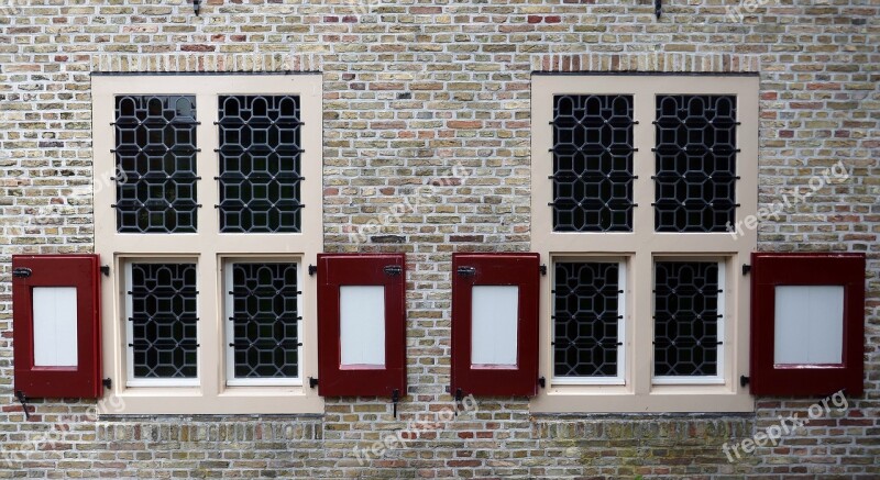 Window Wall Symmetry Truss Building