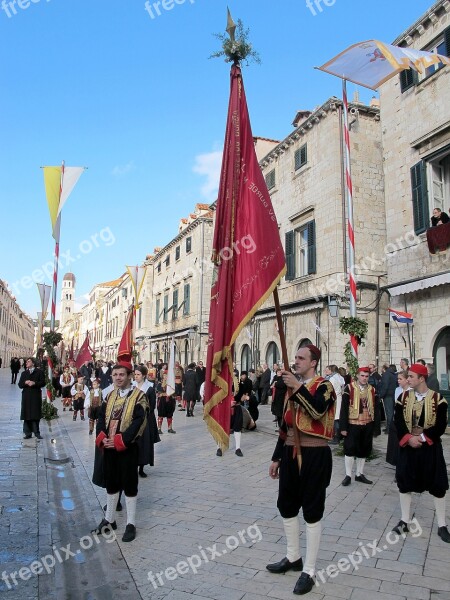 Dubrovnik Procession St Blaise Vlaho