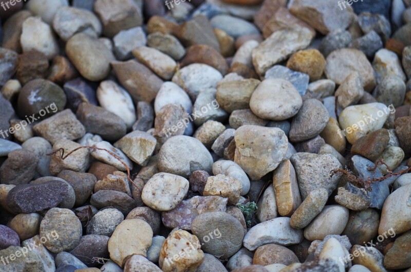 Stones Rocks Creek Sand Gravel