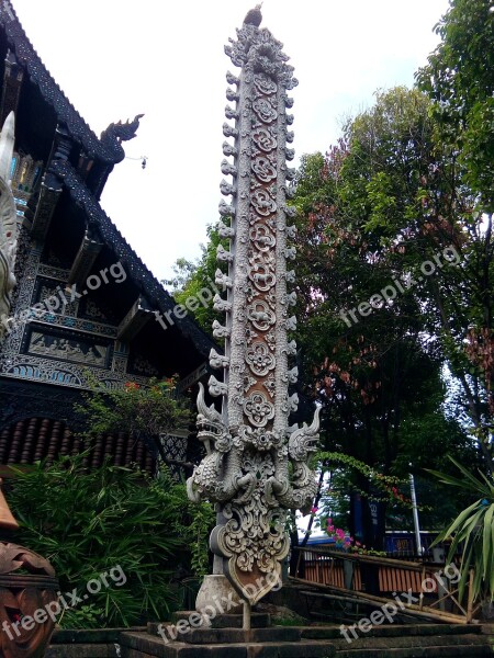 Sculpture Lanna Chiangmai Thailand Free Photos