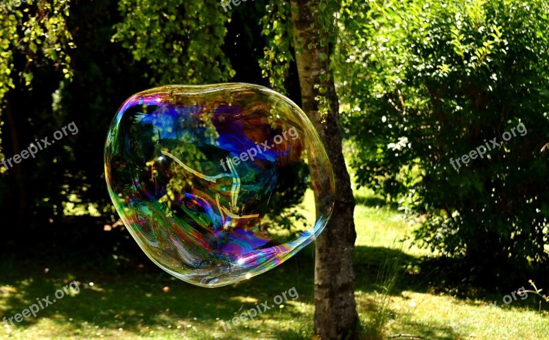 Soap Bubble Huge Large Make Soap Bubbles Wabbelig