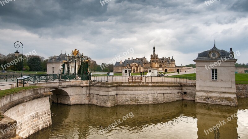 Chateau Chantilly Picardy France Castle