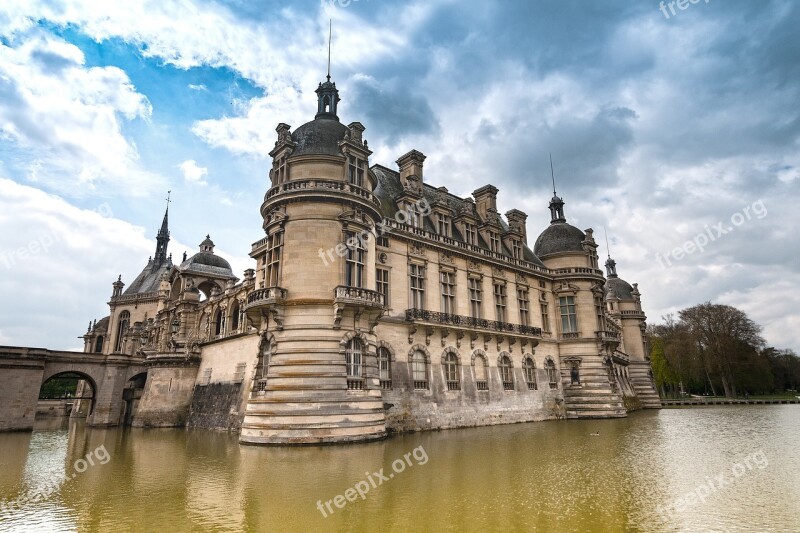 Chateau Chantilly Picardy France Castle