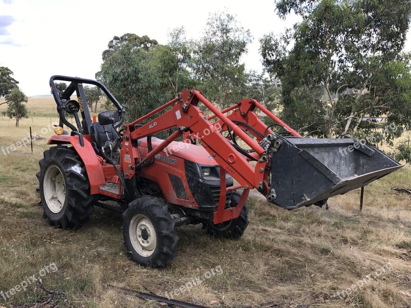 Tractor Farm Rural Field Farmer