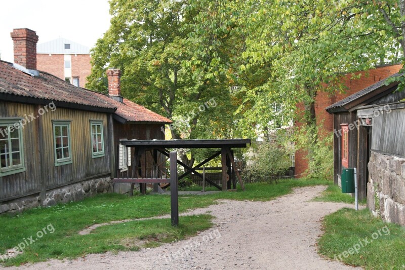 Finland Turku The Monastery Hill Museum Yard