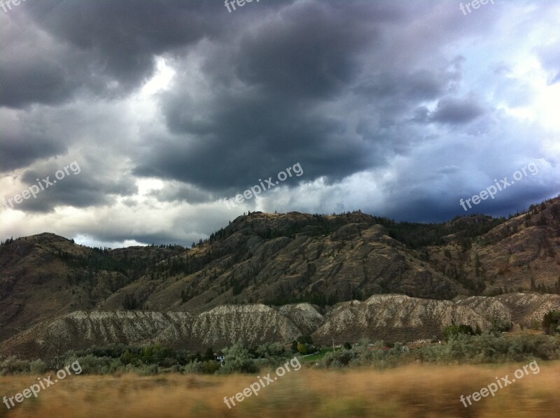 British Columbia Kamloops Landscape Free Photos