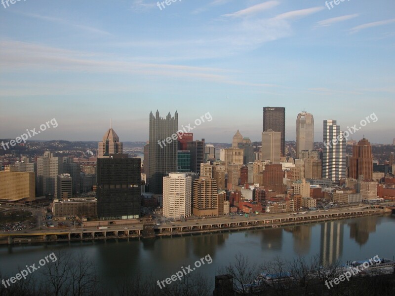 Pittsburgh City Pennsylvania Usa Pa