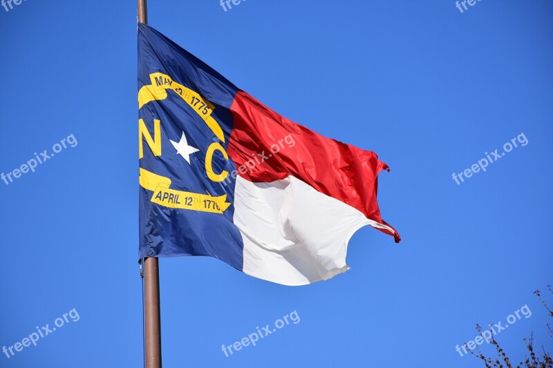 Flag Nc North Carolina Carolina State