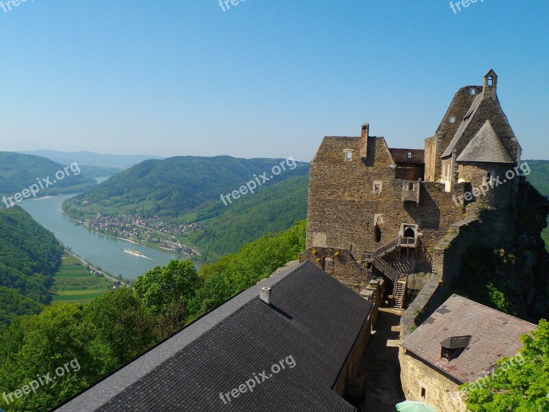 Wachau Aggstein Castle Free Photos