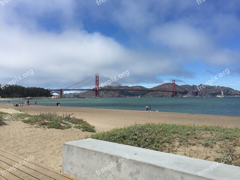 Crissy Field California San Francisco Golden Gate San Francisco Bay