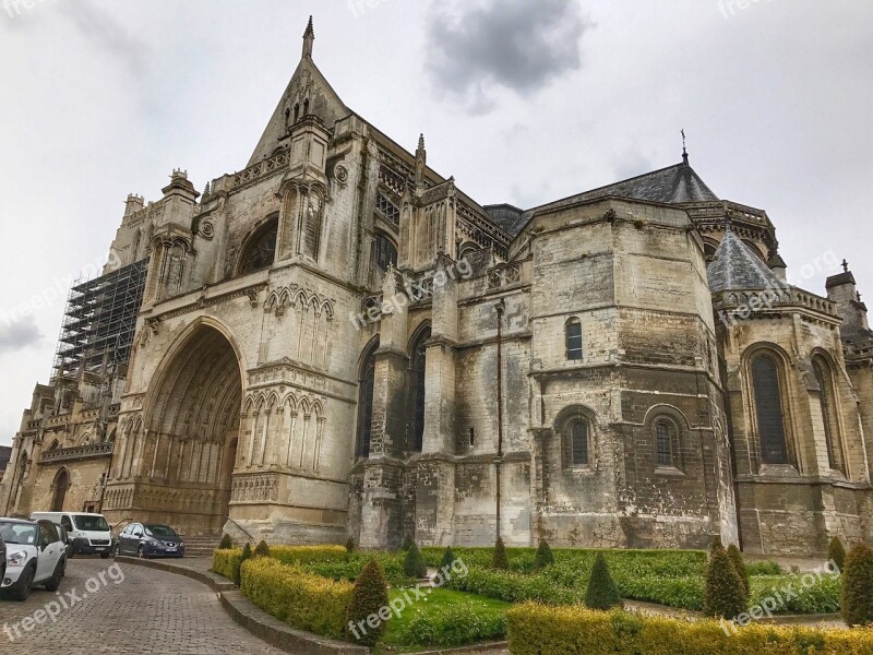 Saint-omer France Cathedral Pas De Calais Religion