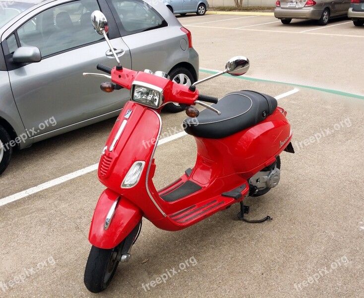 Vespa Cool Motorcycle Scooter Fun