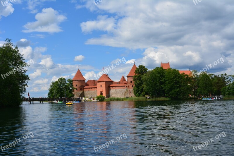 Trakai Lithuania Castle Medieval Historical